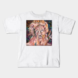 Poseidon. God of The Sea Kids T-Shirt